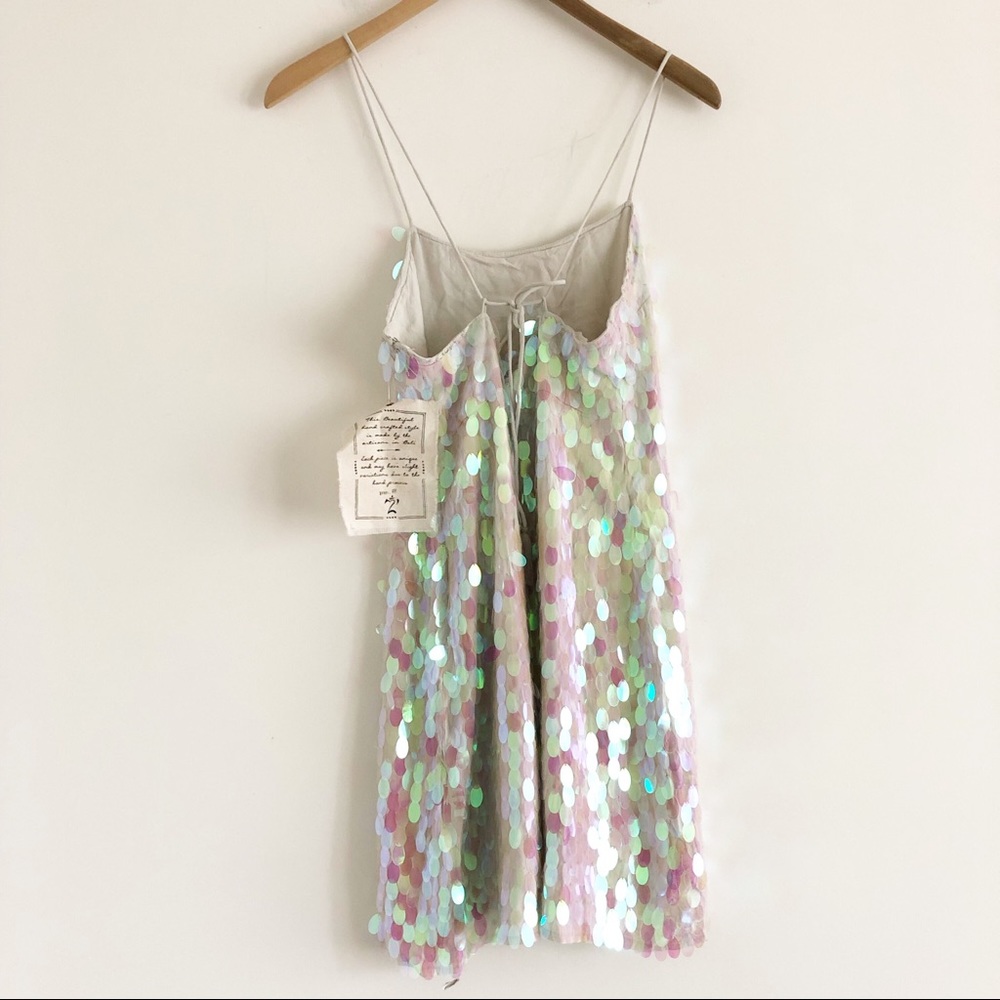 Free People Mermaid Mini Party Dress - Picture 6 of 8